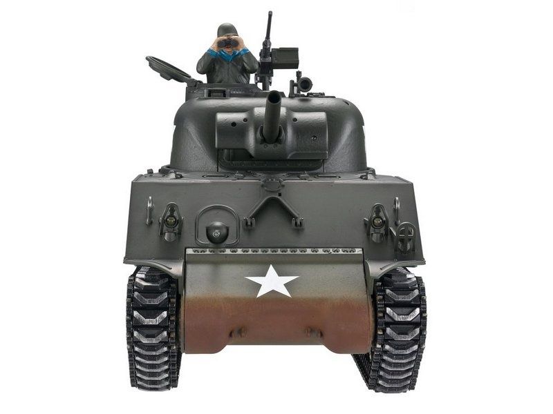 Радиоуправляемый танк Torro Sherman M4A3, 116 24G, ВВпушка, деревянная коробка