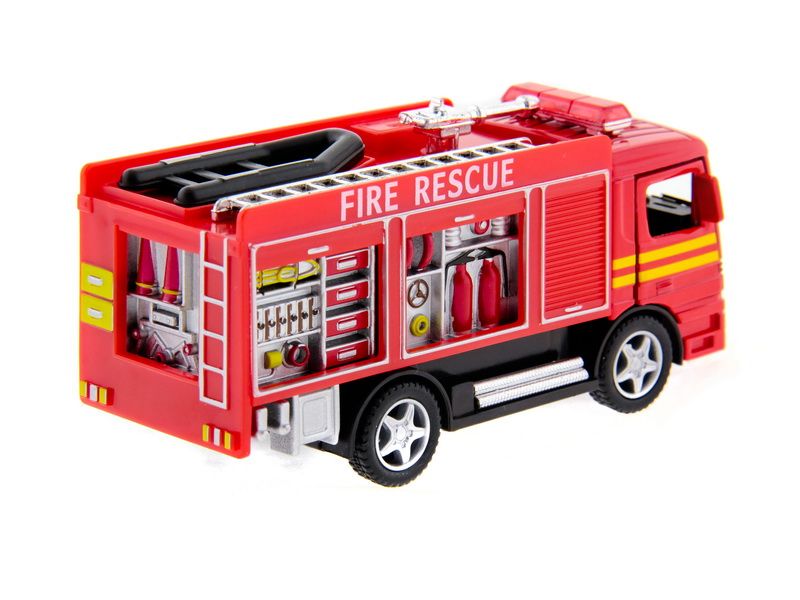 Машина Kinsmart Пожарная машина Rescue Fire Engine инерция 112шт бк