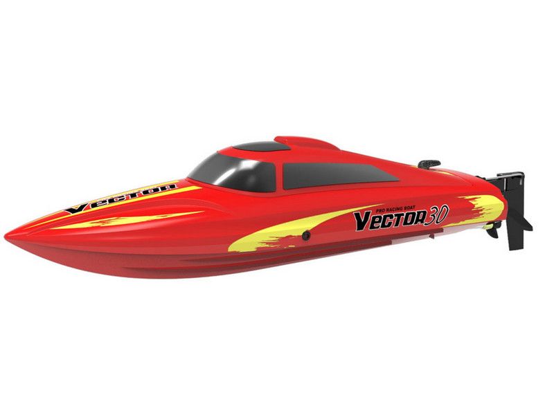 Радиоуправляемый катер Volantex RC Vector 30 красный 24G RTR