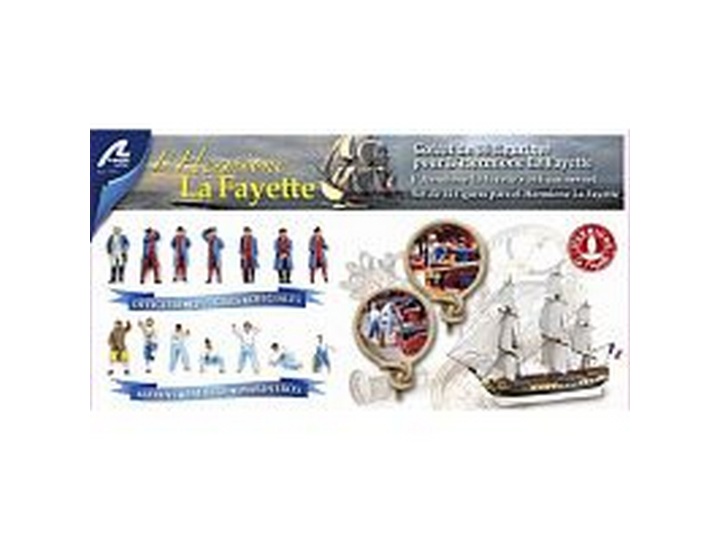 Набор металлических фигурок Artesania Latina для каравелл и галеонов моряки, капитан