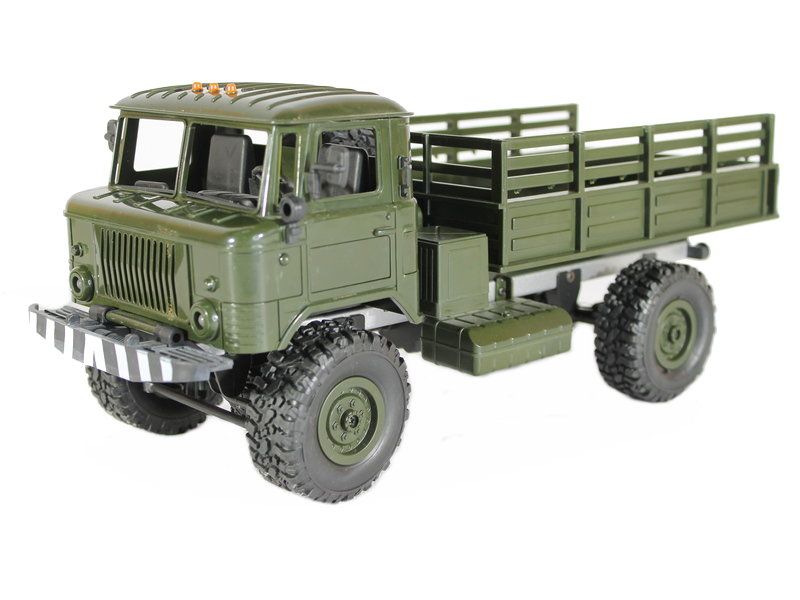 Радиоуправляемая автомодель MN MODEL MN66C грузовая зеленая 4WD 24G 116 RTR