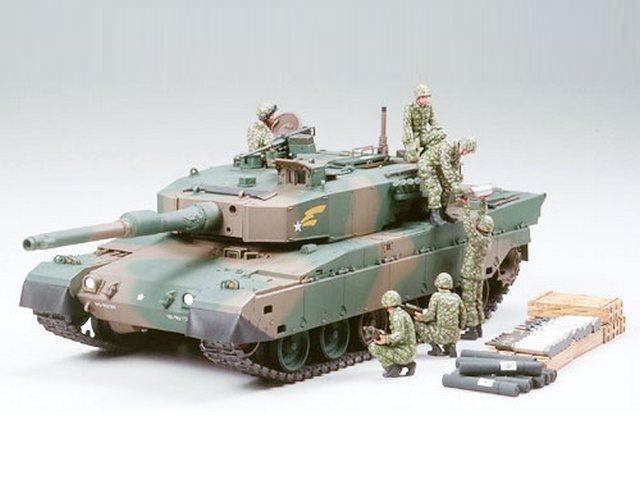 Сборная модель Танк Type 90 с командой загрузчиков 135