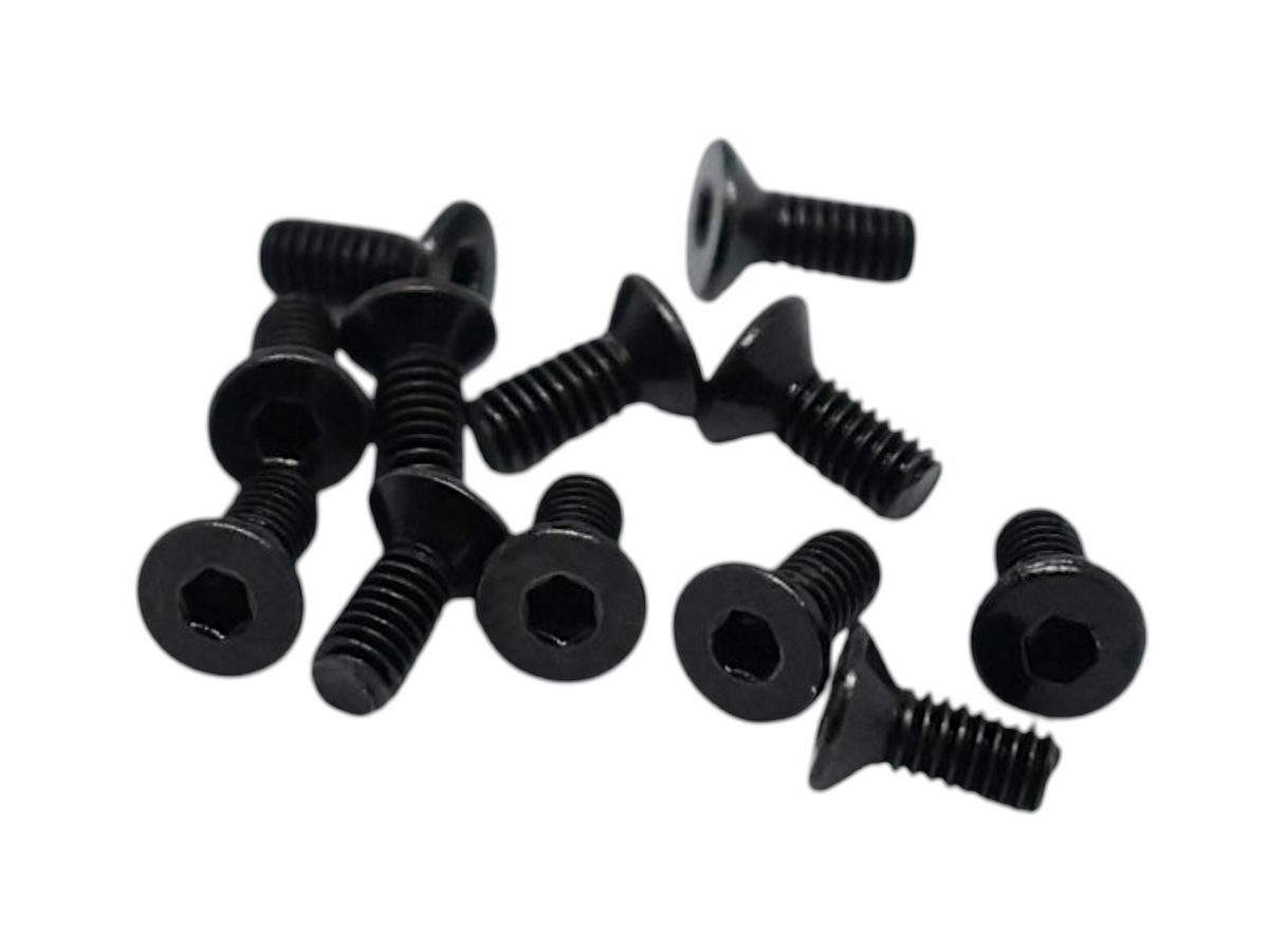 Винты с потайной шестигранной головкой 2,5х60мм, мелкая резьба для автомоделей MJX H12YH12Y, 12шт
