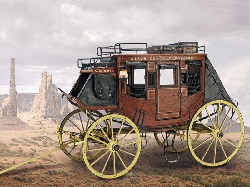 Сборная деревянная модель почтовой кареты Artesania Latina 1948года, 110