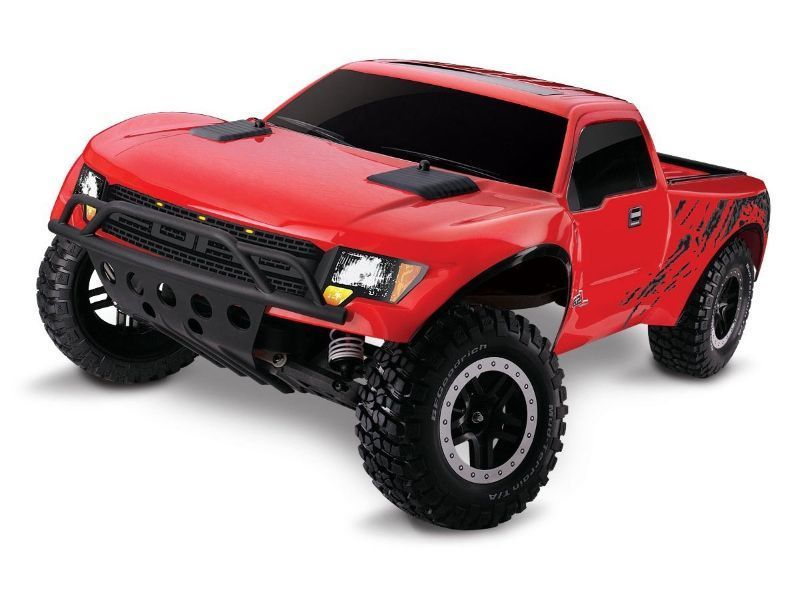 Радиоуправляемый шорткорс Traxxas Ford F150 SVT Raptor 2WD 24GHz 110 RTR  АКК и ЗУ