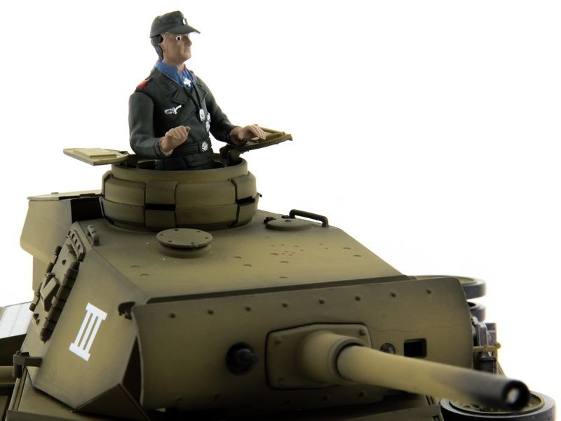 Радиоуправляемый танк Taigen 116 Panzerkampfwagen III Германия PRO для ИК танк боя 24G RTR