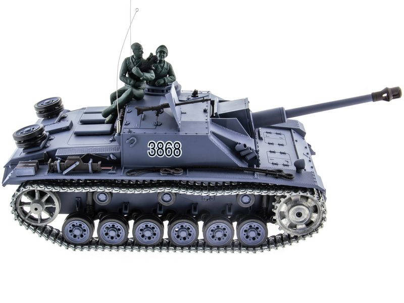 Радиоуправляемый танк Heng Long 116 Sturmgeschutz III Германия 24G RTR PRO