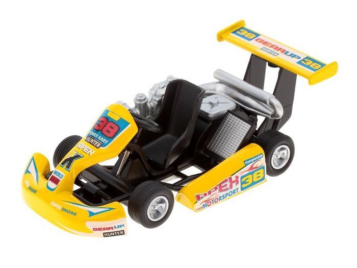 Машина Kinsmart Turbo Go Kart инерция 112шт бк