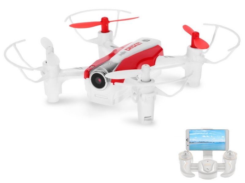 Радиоуправляемый квадрокоптер Cheerson CX17 WiFi RTF 24G красный