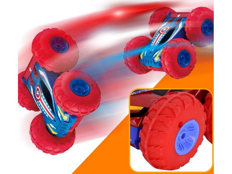 Радиоуправляемая машинкаперевертыш Huan Qi HQ568, надувные колеса, акб