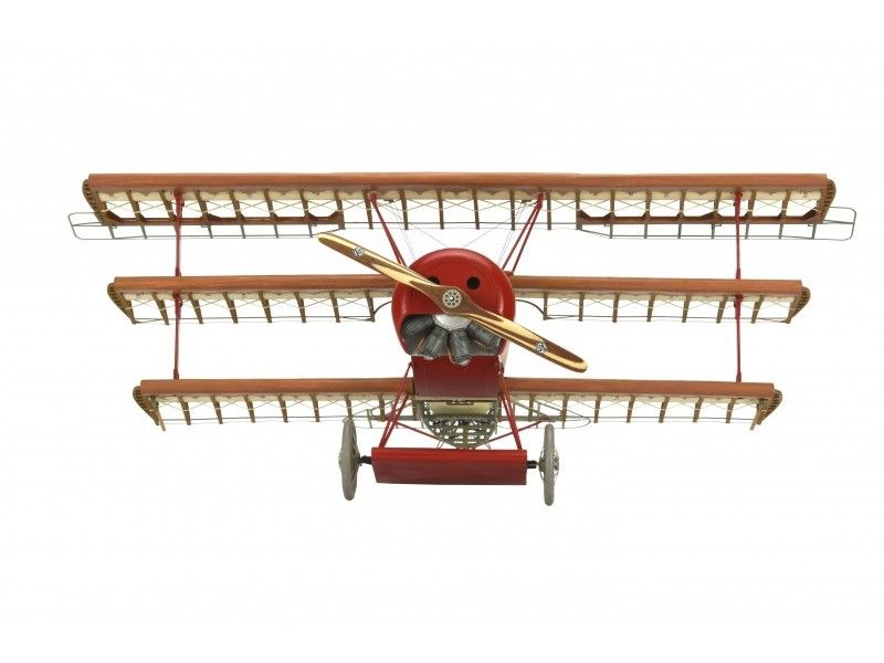 Сборная деревянная модель самолета Artesania Latina FOKKER DRI 1918 RED BARON, 116