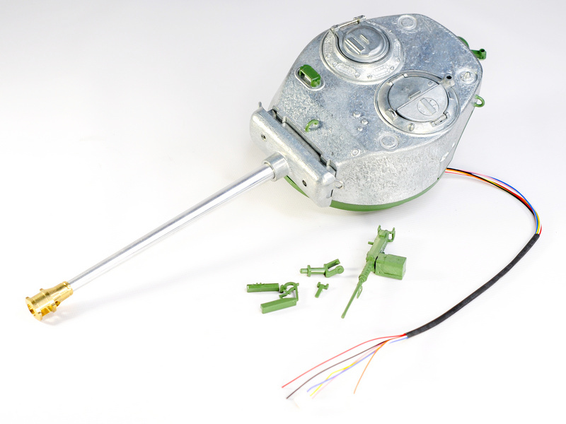 Металлическая башня для танка SHERMAN M4A3 76mm с шариками и мех вращения на 360 град TAG120683