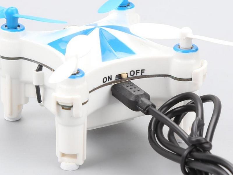 Радиоуправляемый квадрокоптер Cheerson CXOFTX Mini, WiFi, Optical Flow, RTF 24G синий