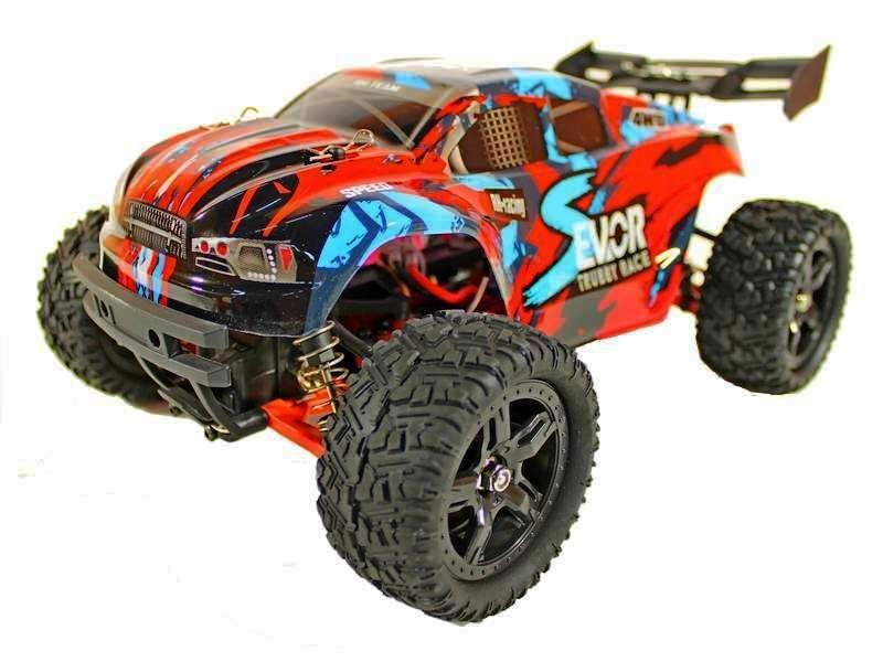 Радиоуправляемый трагги Remo Hobby S EVOR Brushless UPGRADE красный 4WD 24G 116 RTR