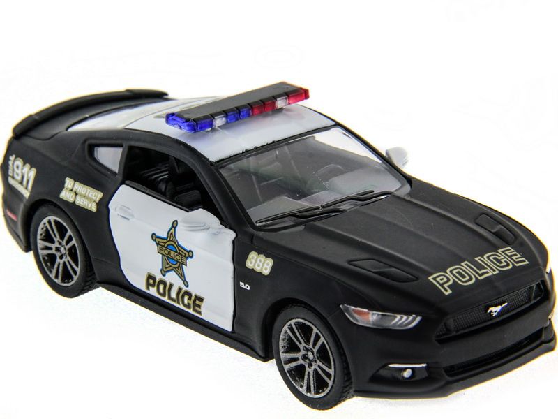 Машина Kinsmart 138 Ford Mustang GT 2015 Police инерция 112шт бк