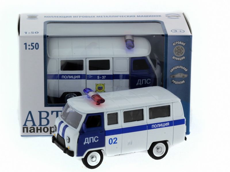 Машина АВТОПАНОРАМА инерц УАЗ ДПС 150, вк 1275,5 см