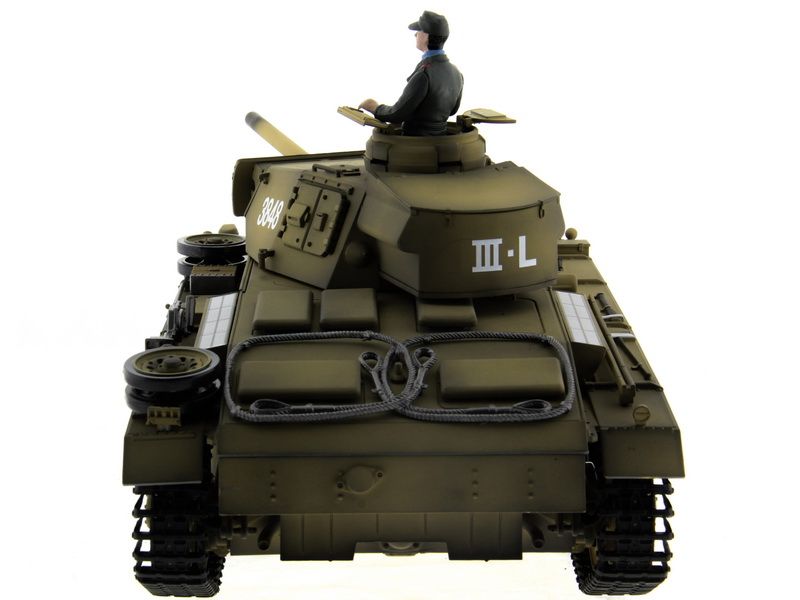 Радиоуправляемый танк Taigen 116 Panzerkampfwagen III Германия PRO для ИК танк боя 24G RTR