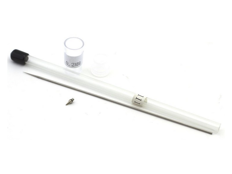 Набор для аэрографа 0,2 мм игла высокопрочная, сопло для JAS111x117x