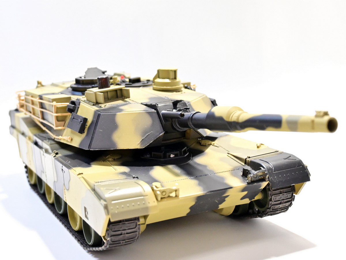 Радиоуправляемый танк Heng Long HL381601 124 Battle M1A1 ABRAMS, стреляет шариками, RTR