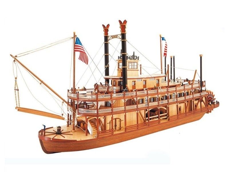 Сборная деревянная модель речного парохода Artesania Latina MISSISSIPPI, 180