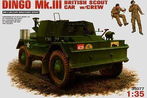 Сборная модель Динго Мк 3 британский автомобиль с экипажем 135