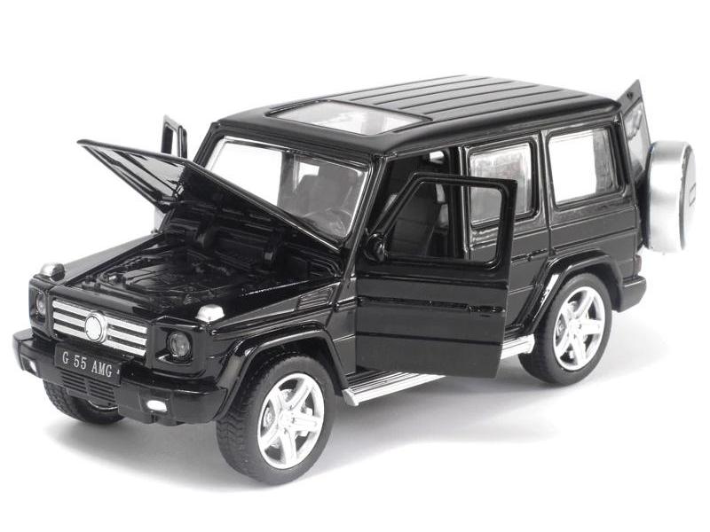 Машина MZ Mercedes G55 25074C 132 музыка, свет, инерция 15см 16шт бк