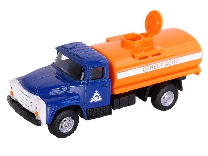 Машина АВТОПАНОРАМА Бензовоз, 152, цвет синий, инерцияк, вк 16,16,17,6 см