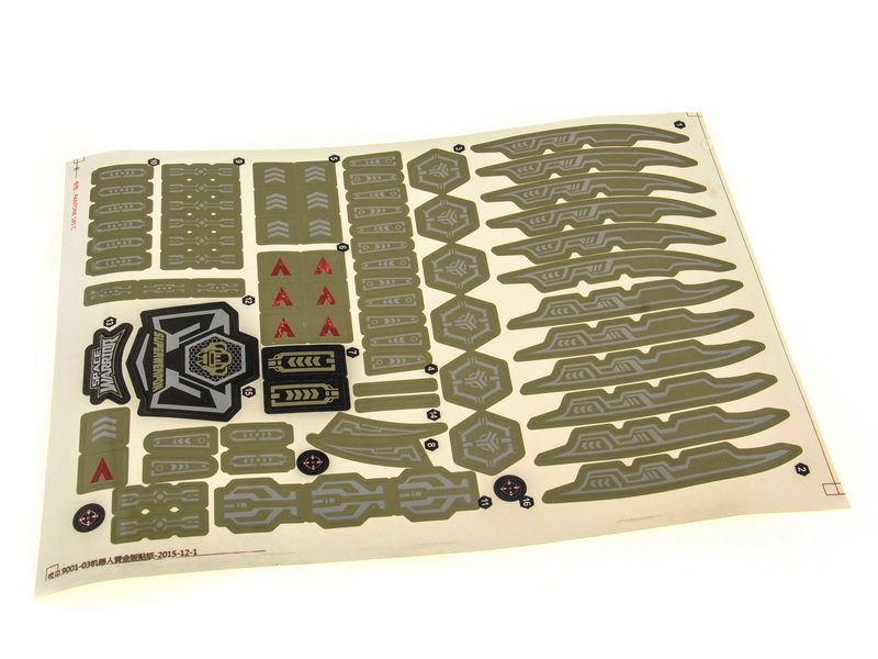 РУ боевой роботпаук Space Warrior, лазер, ракеты, золотой, NiMh и ЗУ, 24G