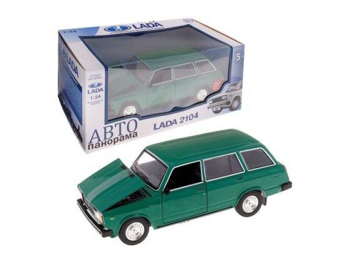 Машина АВТОПАНОРАМА ВАЗ 2104 ,124, Pull Bаck механизм, вк 101222 cм