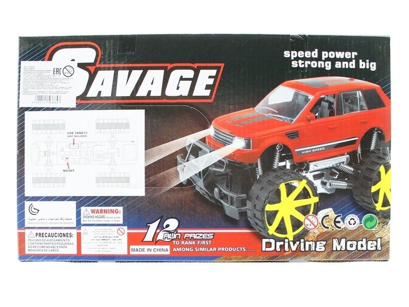 Машина инерционная L 6883A6A Bigfoot Range Rover цвет в асс пк