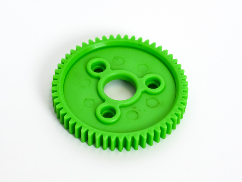 Шестерня ведомая 54T шаг 08 для Remo Hobby 18, тюнинг, зеленая