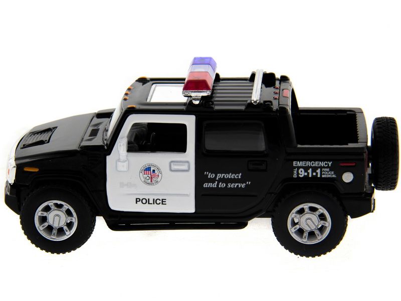 Машина Kinsmart 140 Hummer H2 Police инерция 112шт бк