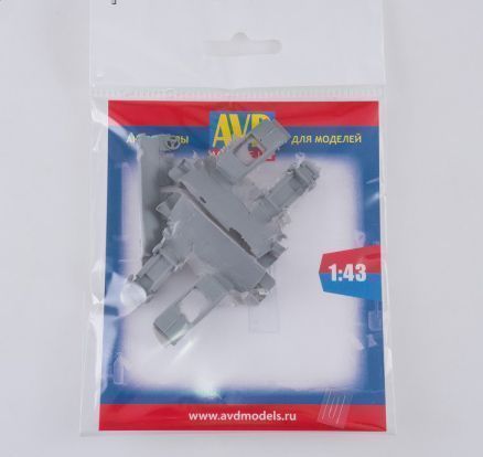 Сборная модель Детский педальный автомобиль Москвич, 2 шт 143, шт