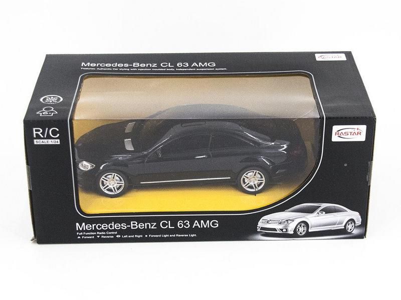 Радиоуправляемая машина Rastar Mercedes CL63 AMG 124, цвет чёрный 27MHZ