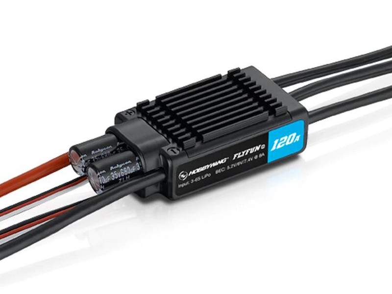 Бесколлекторный регулятор Hobbywing FLYFUN120A6SV5 120A150A, Aircraft