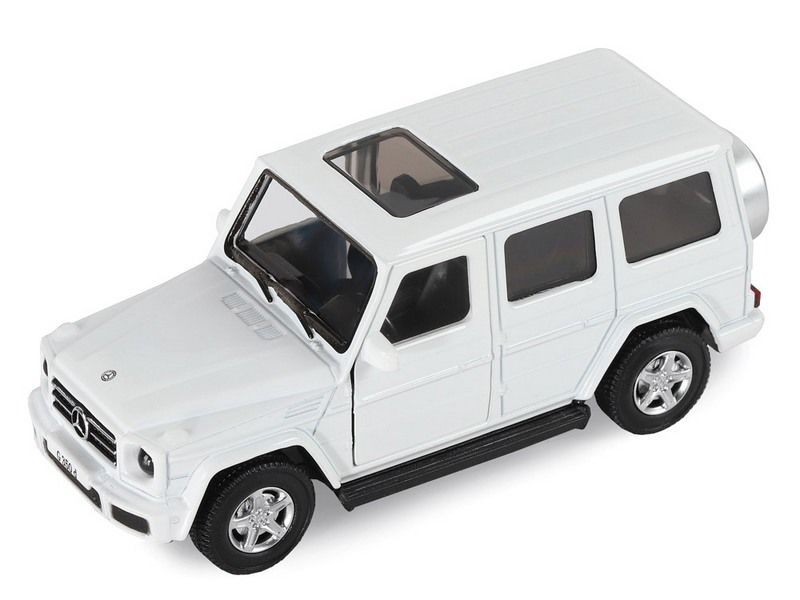 Машина АВТОПАНОРАМА MercedesBenz G350d, белый, 142, инерция, вк 17,512,56,5 см