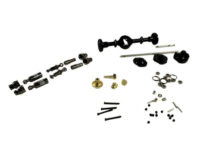 Комплект деталей среднего моста для автомоделей WPL 6x6 для моделей B16, B36