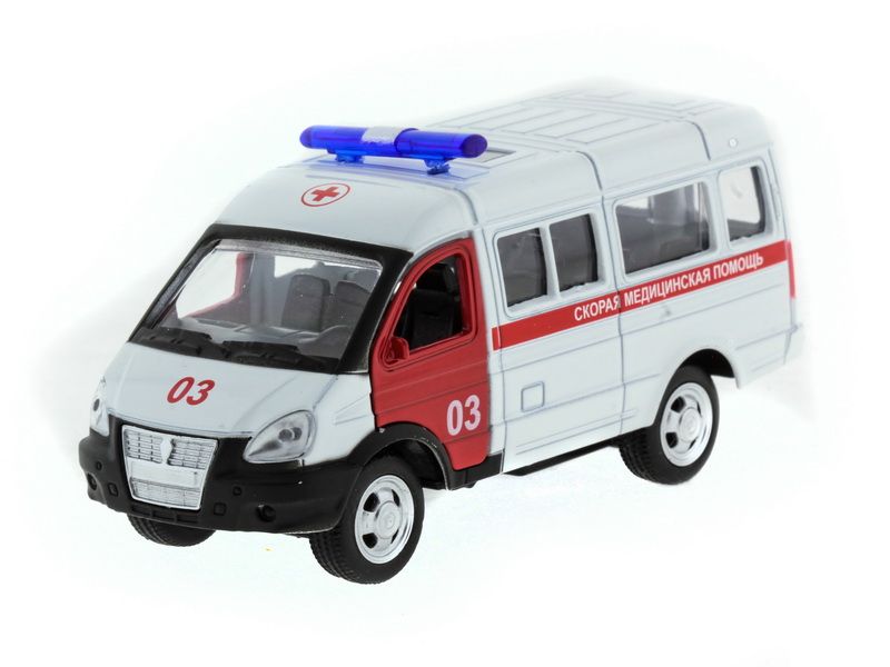 Машина АВТОПАНОРАМА инерц ГАЗель скорая 150, вк 14,585,5 см