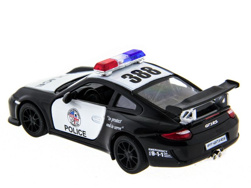 Машина Kinsmart 136 Porsche 911 GT3 RS Police в асс инерция 112шт бк