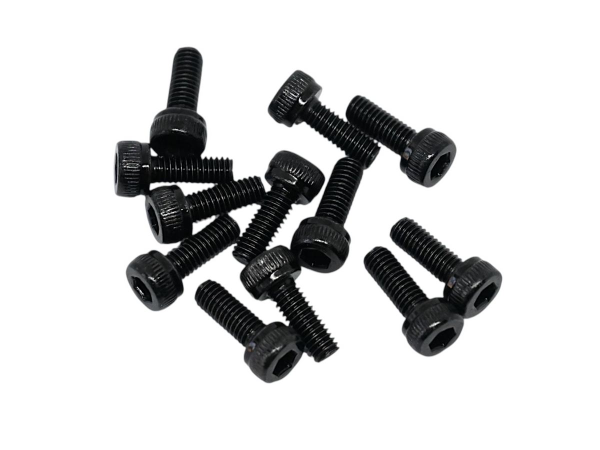 Винты с круглой шестигранной головкой 3х8мм для автомоделей MJX H12YH12Y, 12шт