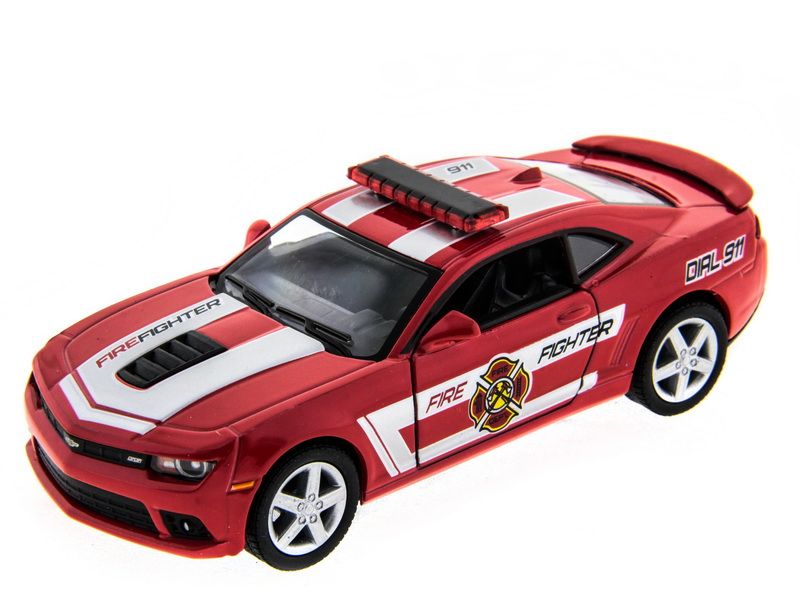 Машина Kinsmart 138 Chevrolet Camaro 2014 PoliceFire инерция 112шт бк