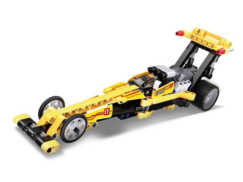 Конструктор CaDA deTech драгстер совместим с C52016W, инерционный 151 деталь