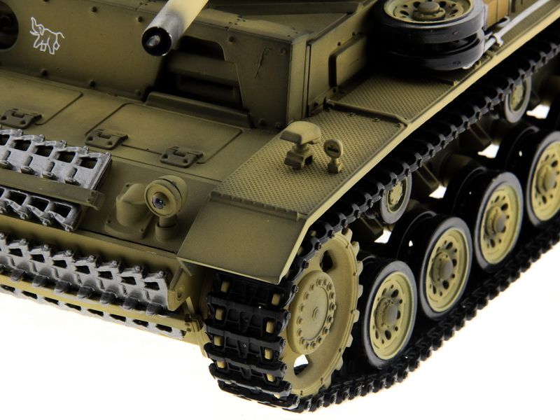 Радиоуправляемый танк Taigen 116 Panzerkampfwagen III Германия PRO для ИК танк боя 24G RTR
