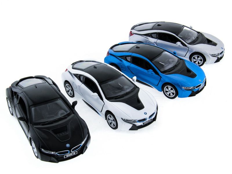 Машина Kinsmart BMW i8 инерция 112шт 136 бк