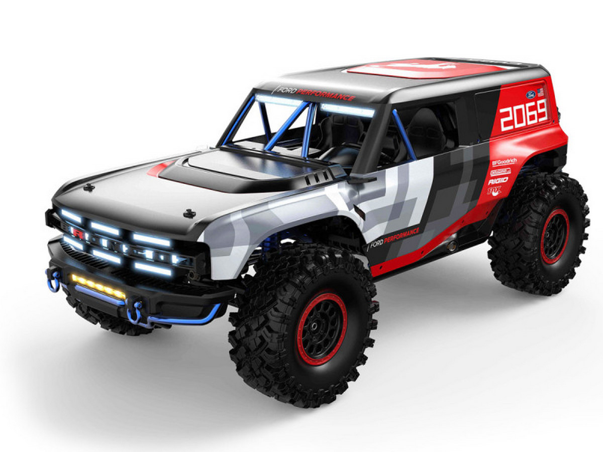 Радиоуправляемый краулер MJX Hyper Go H8PDC Ford Bronoco R Brushless 4WD 24G LED 18 RTR