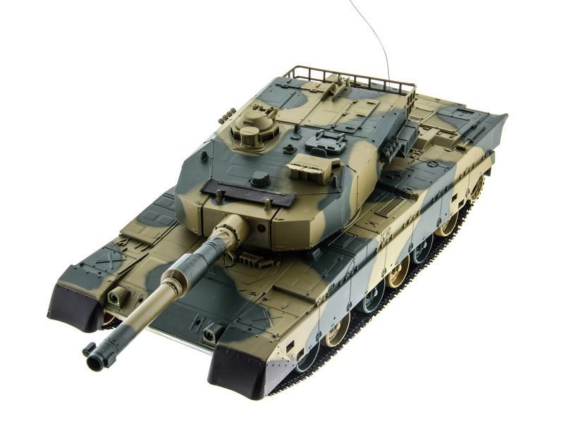 Радиоуправляемый танк Heng Long 124 TYPE 90, стреляет шариками, RTR