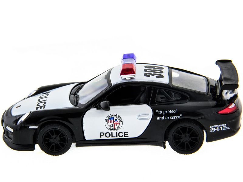 Машина Kinsmart 136 Porsche 911 GT3 RS Police в асс инерция 112шт бк