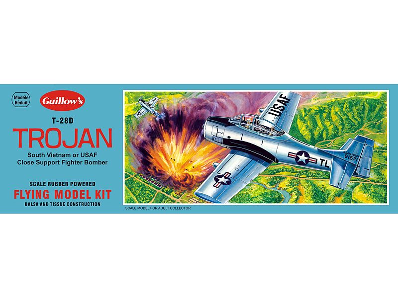 Сборная дермодельСамолет NA Trojan Guillows 130