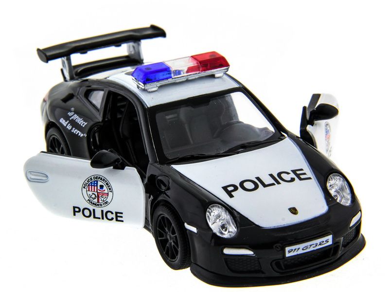 Машина Kinsmart 136 Porsche 911 GT3 RS Police в асс инерция 112шт бк