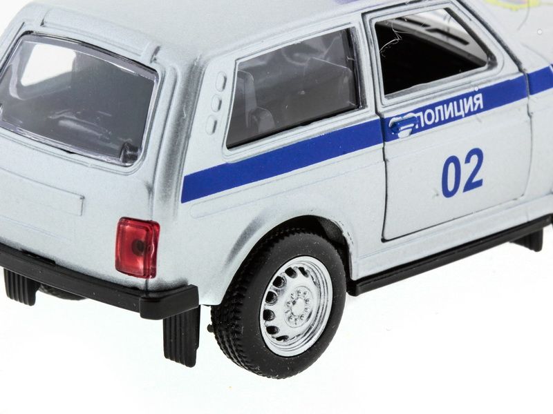 Машина АВТОПАНОРАМА инерц ВАЗ 2121 150, вк 1275,5 см, серебристая